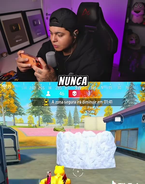 Wallace divulgando cupom