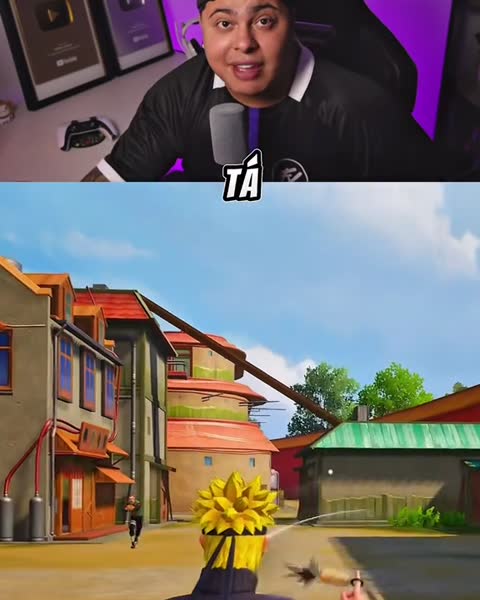 Wallace jogando PUBG MOBILE